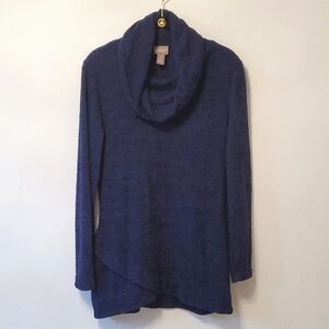 Chicos Women's Long Sleeve Cowl Sweater Small
